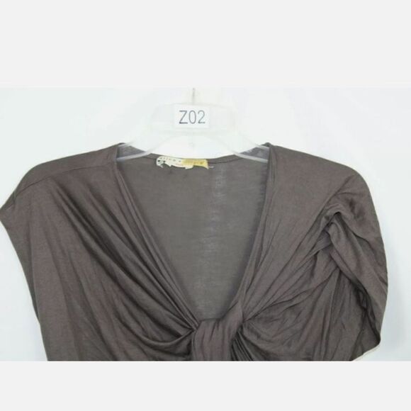 ALICE & OLIVIA BASE CHOCOLATE DROP WAIST DRESS S - Picture 7 of 9